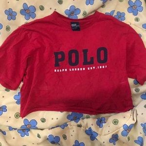 Vintage Ralph Polo Cropped tee ❤️